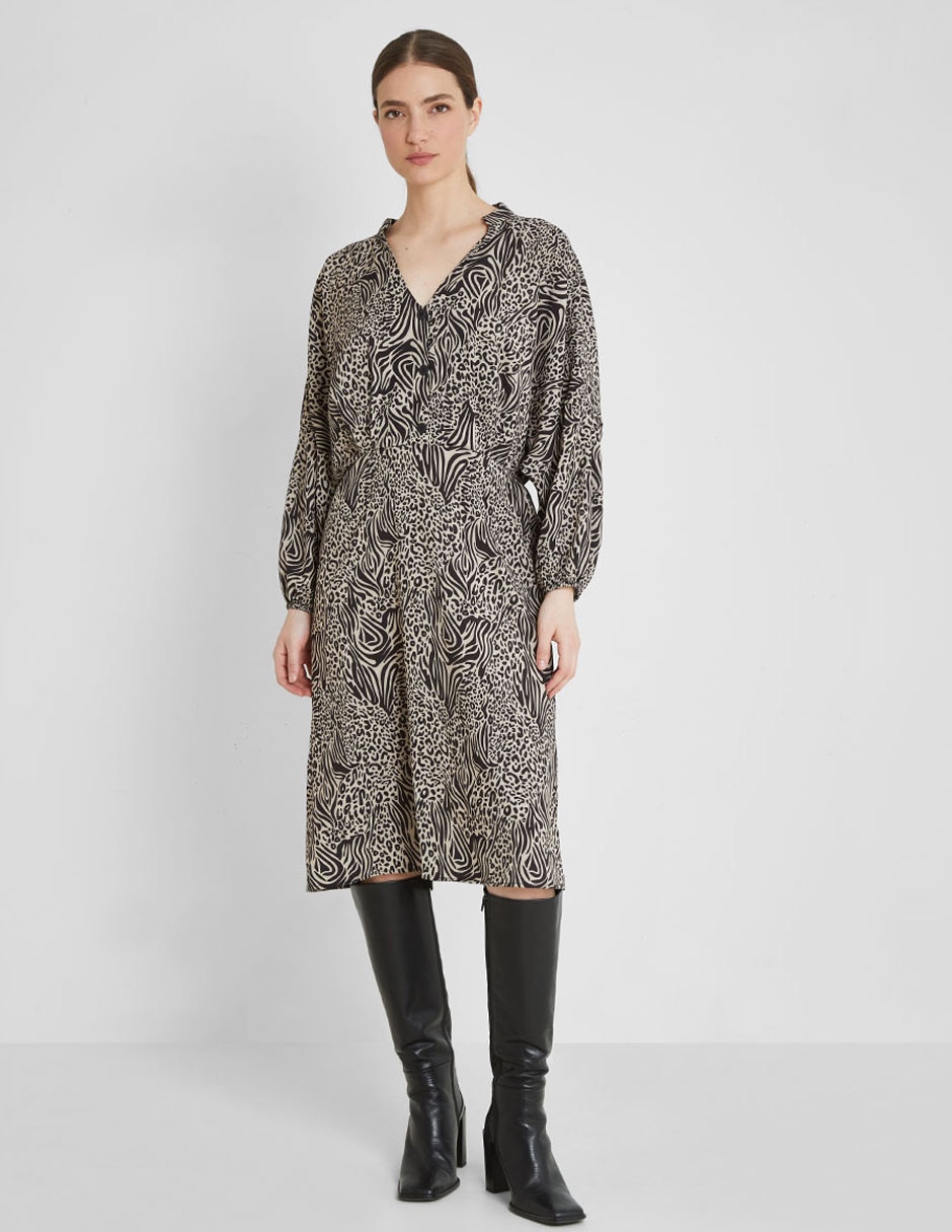 Vestido a la rodilla casual para mujer Vestido a la rodilla casual para mujer
