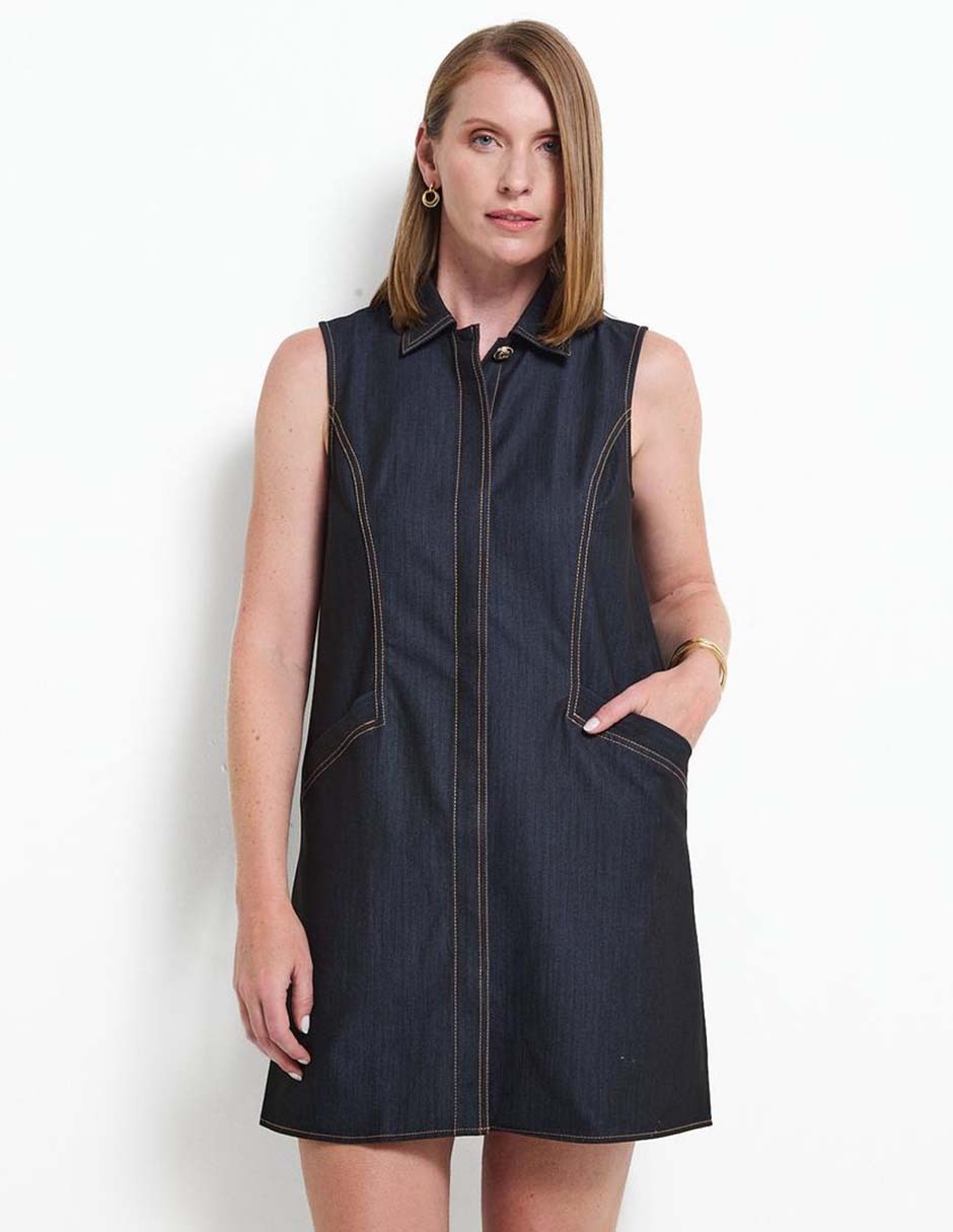 Vestido corto casual para mujer