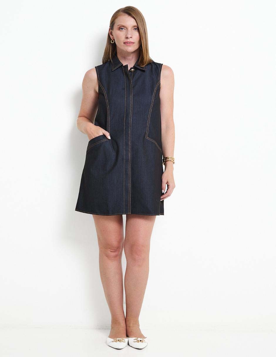 Vestido corto casual para mujer