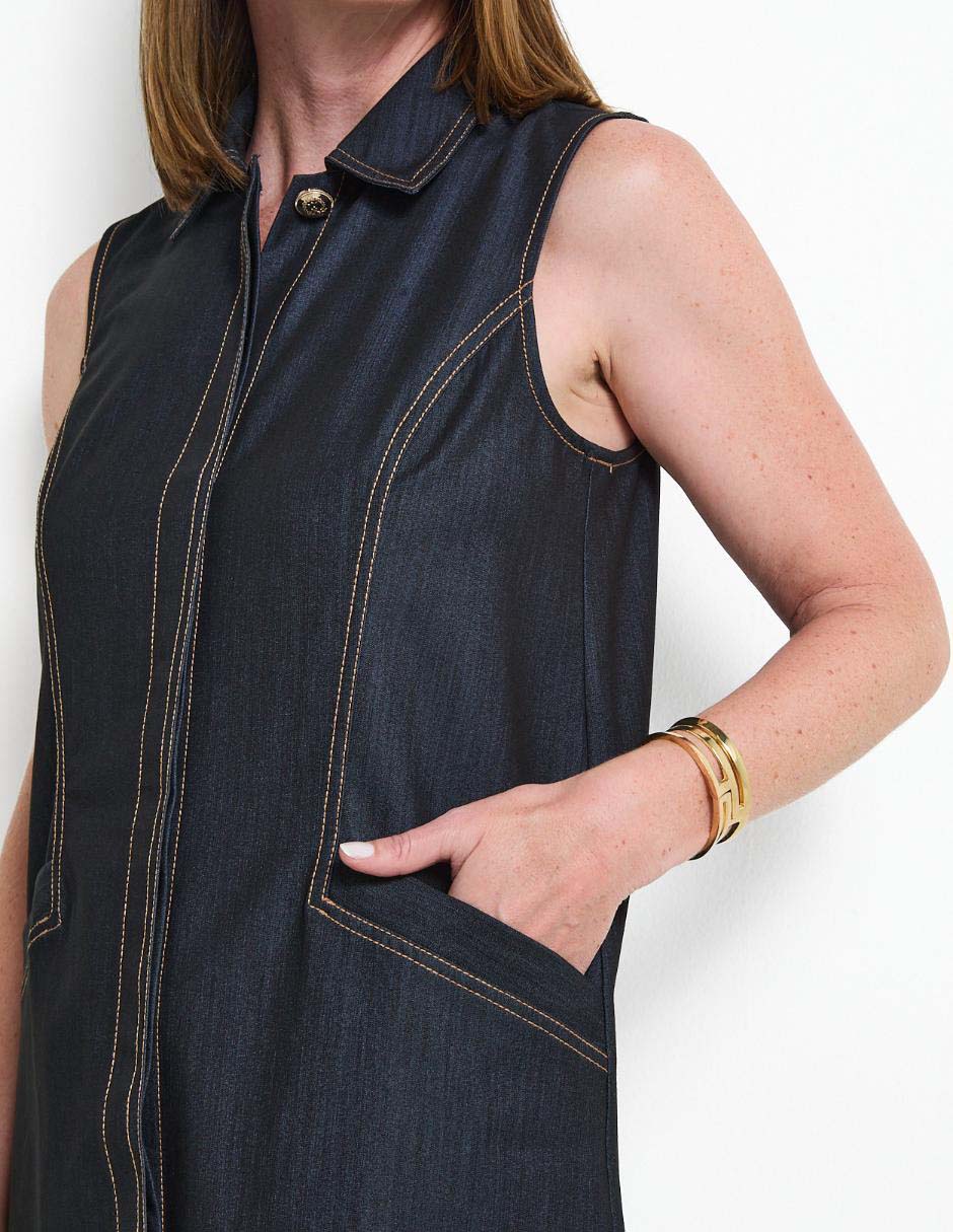Vestido corto casual para mujer