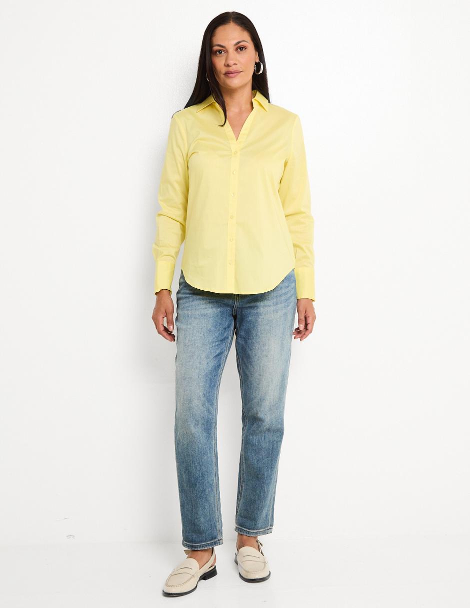 Blusa Liz& manga larga para mujer 6