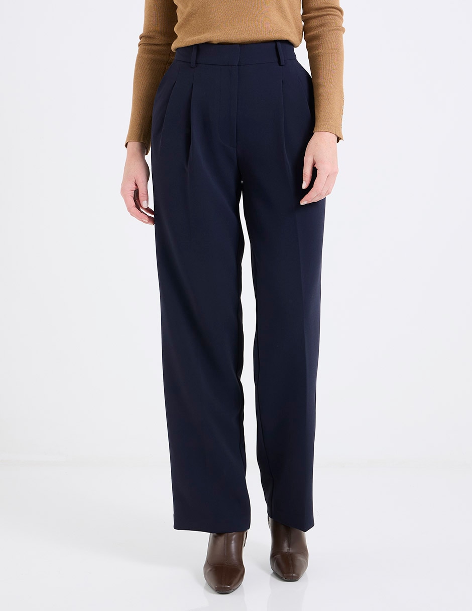 Pantalón de vestir straight para mujer 1