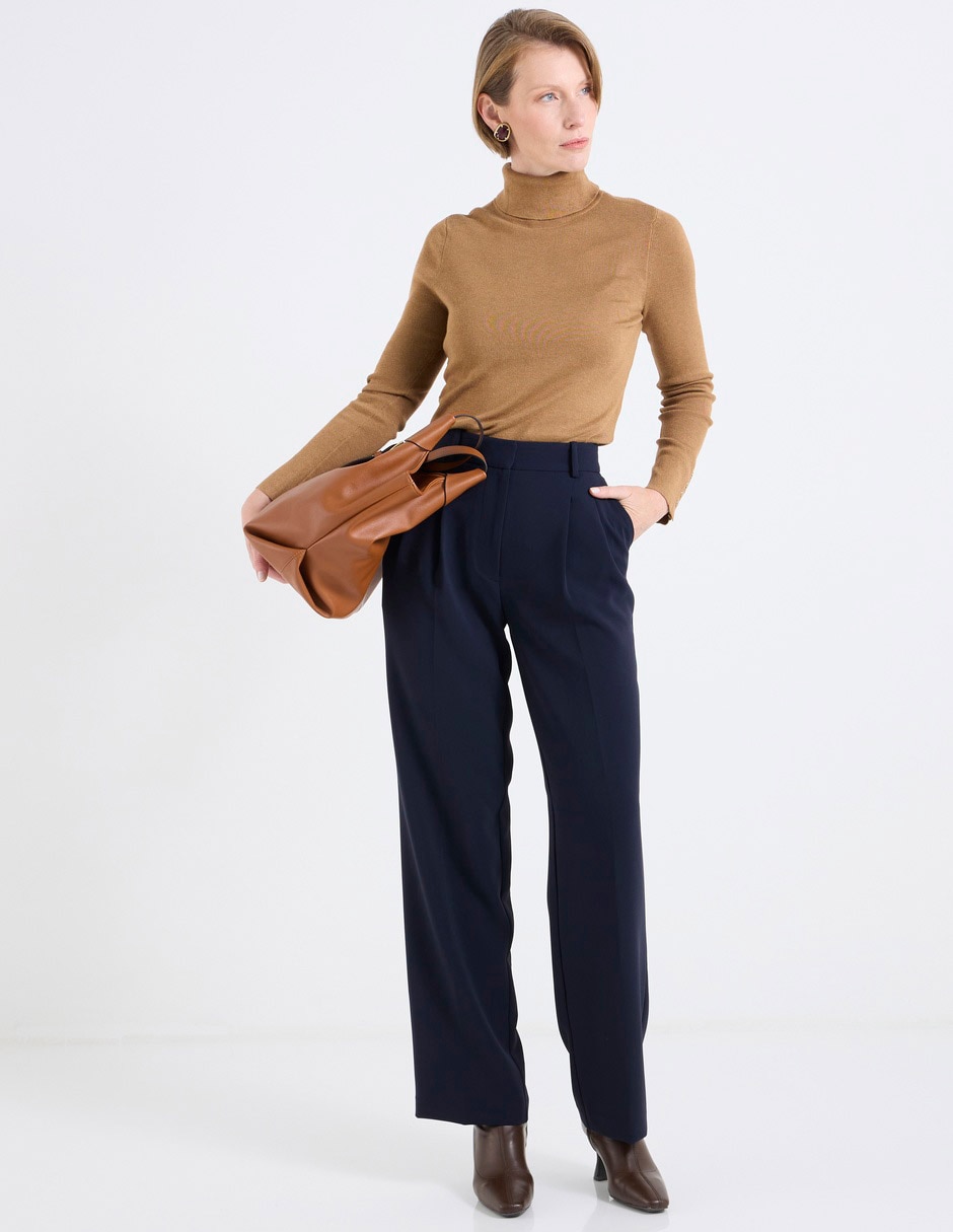 Pantalón de vestir straight para mujer 3