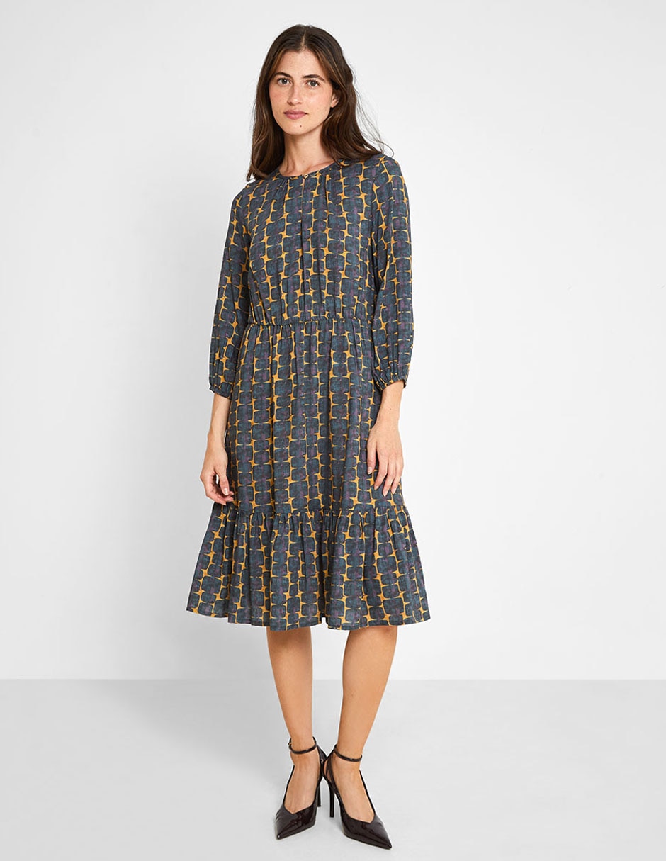 Vestido 3/4 casual para mujer