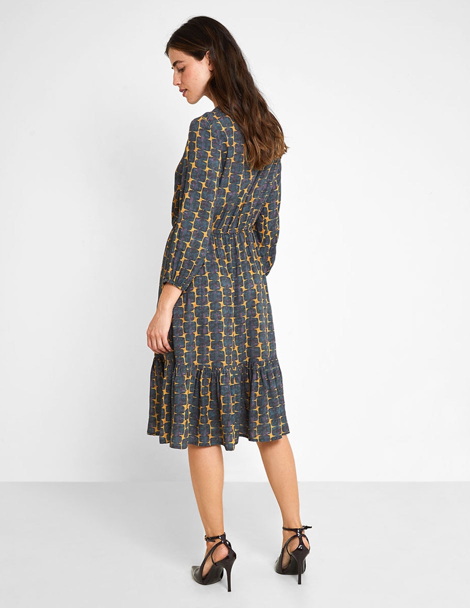 Vestido 3/4 casual para mujer 2