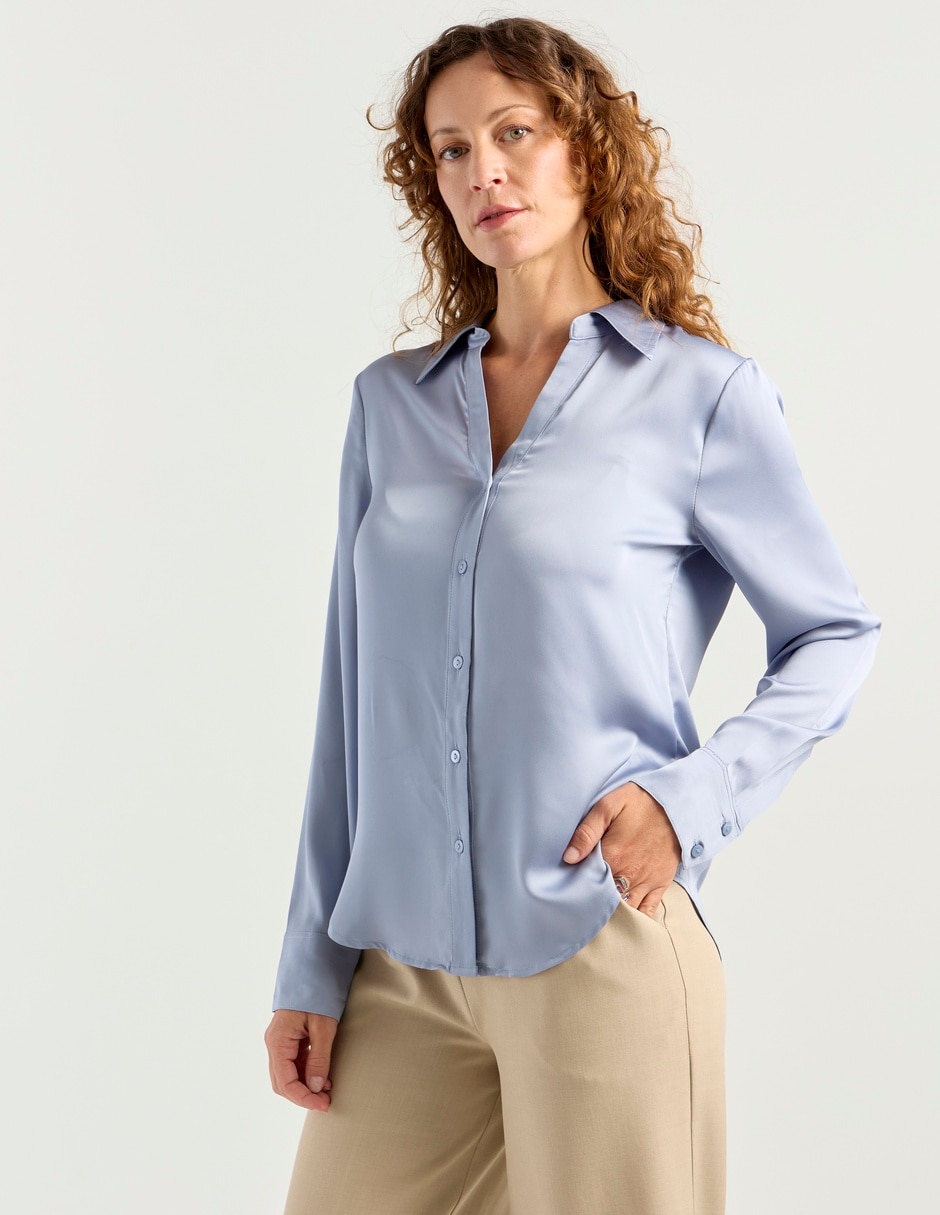 Blusa manga larga para mujer 5
