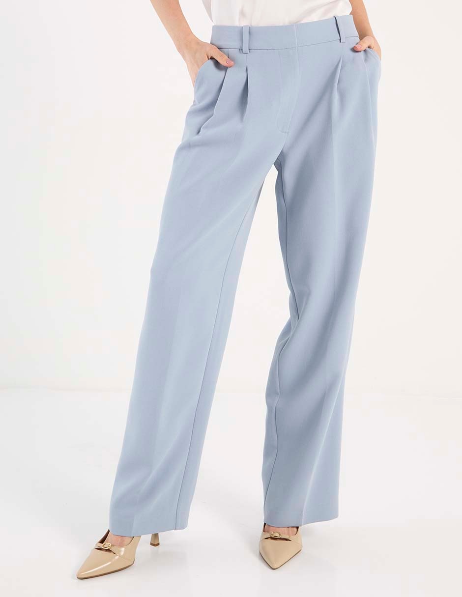 Pantalón de vestir straight para mujer Pantalón de vestir straight para mujer