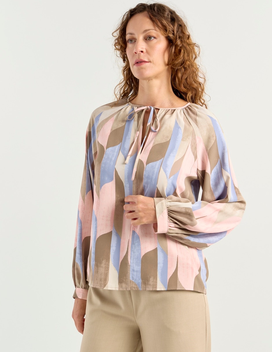 Blusa manga larga para mujer 7
