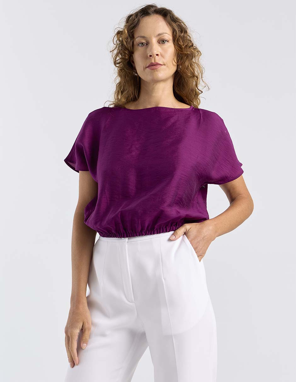 Blusa Liz& manga corta para mujer 7