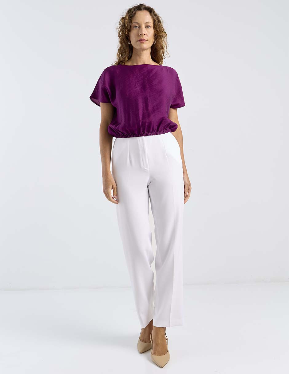 Blusa Liz& manga corta para mujer 8
