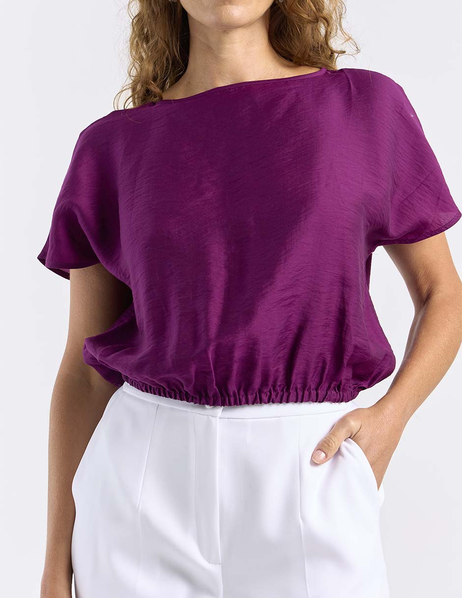 Blusa Liz& manga corta para mujer 9