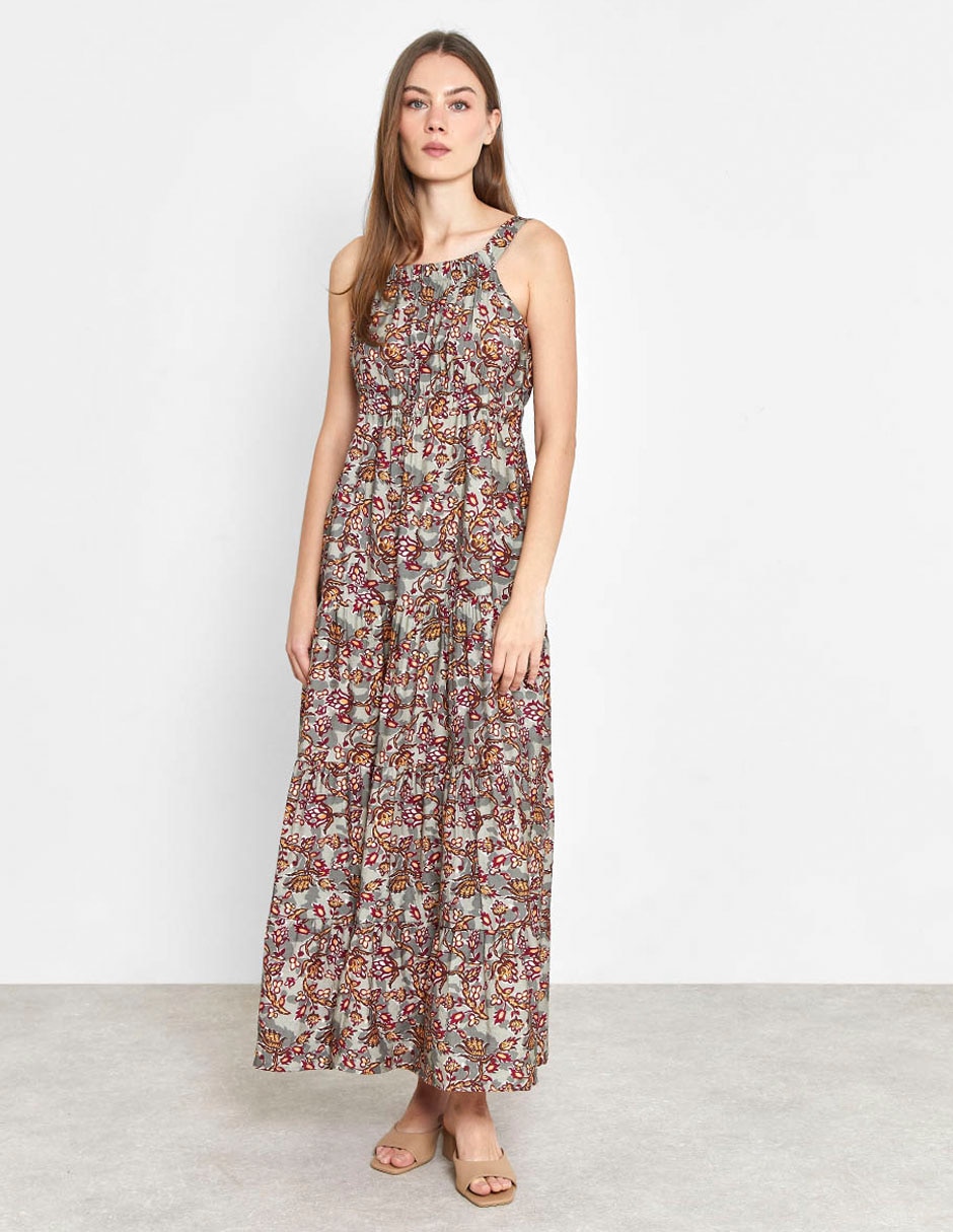 Vestido largo casual para mujer