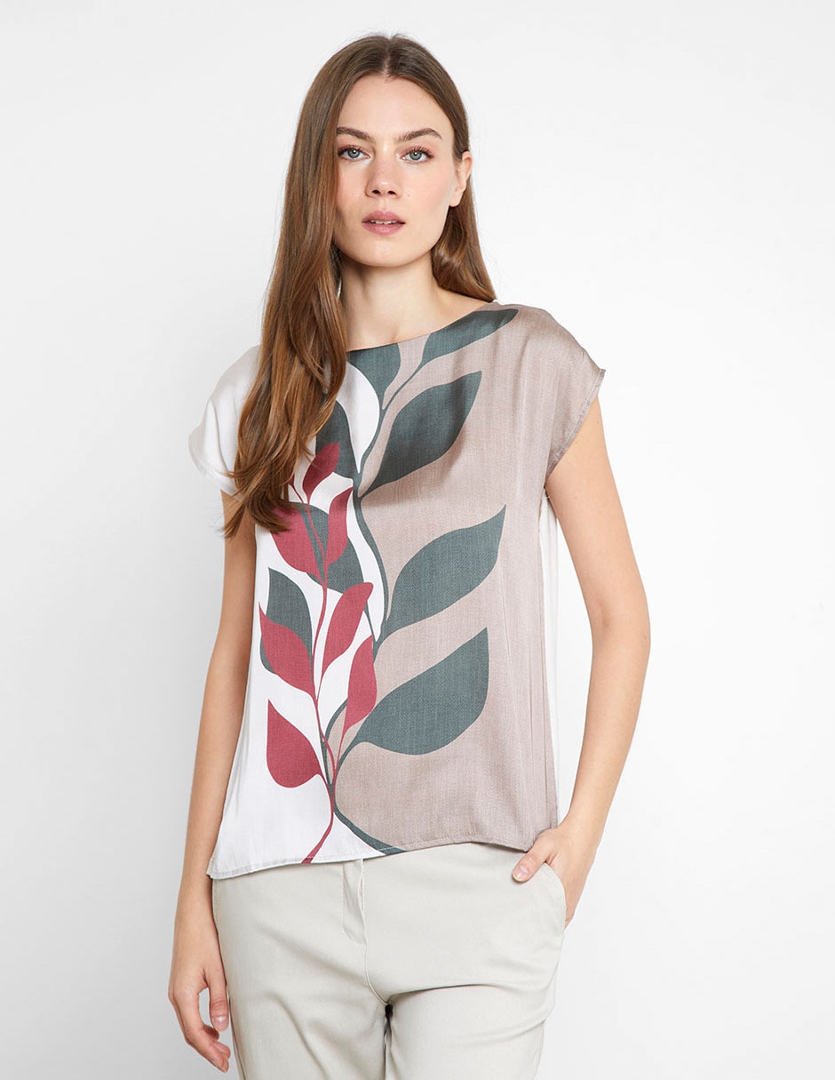 Blusa Valeria By Trucco manga corta para mujer