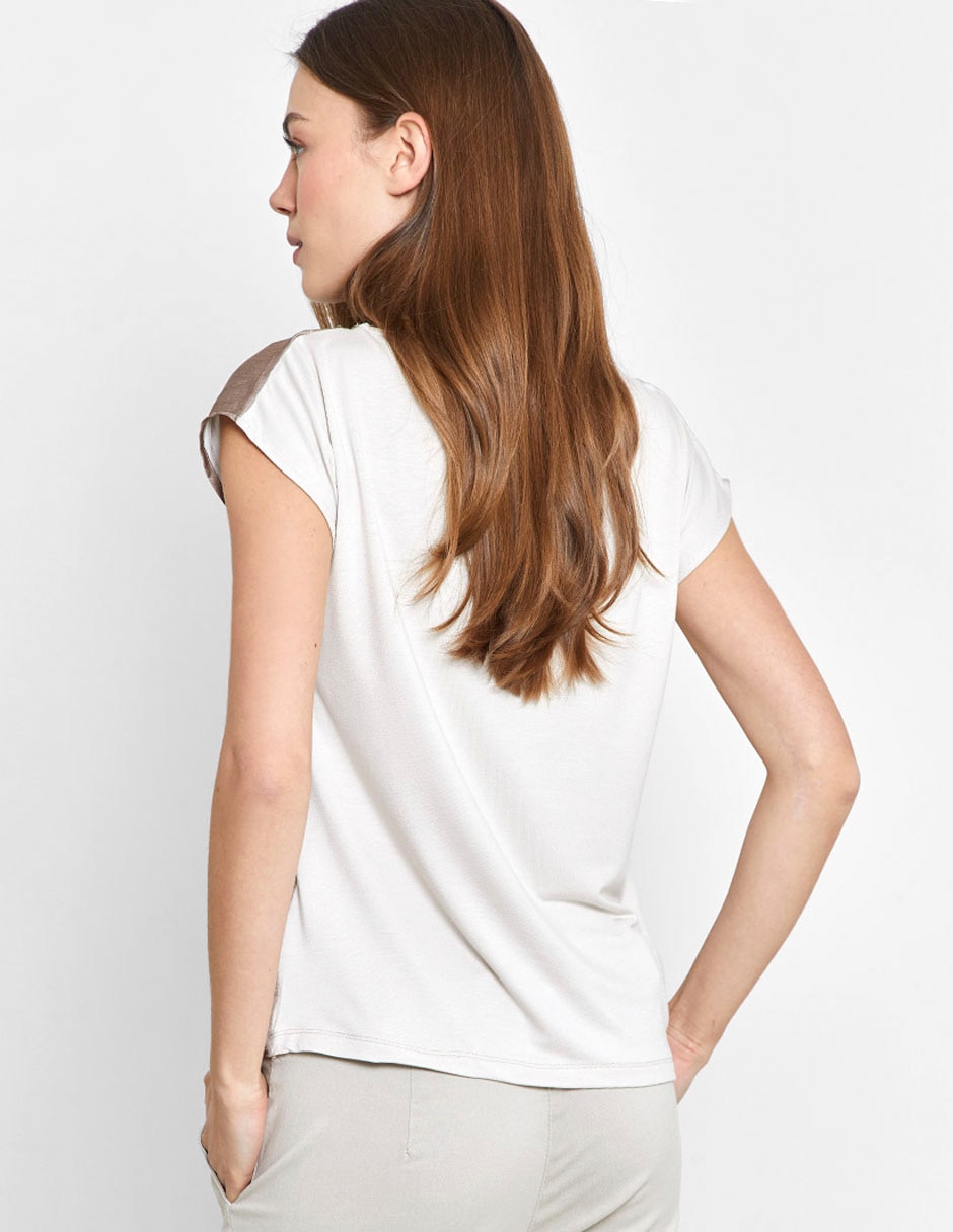Blusa Valeria By Trucco manga corta para mujer