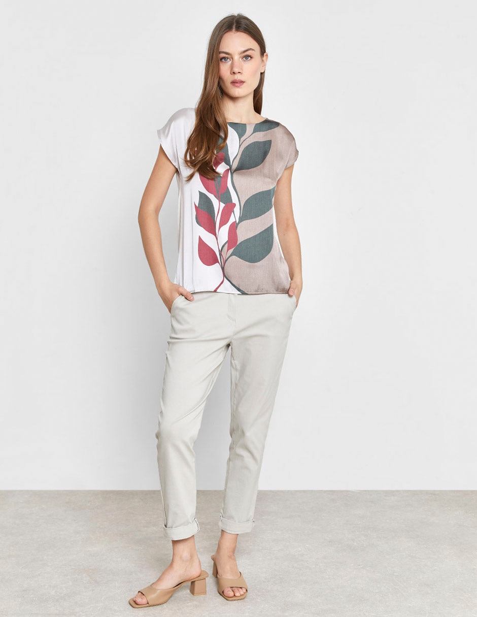 Blusa Valeria By Trucco manga corta para mujer