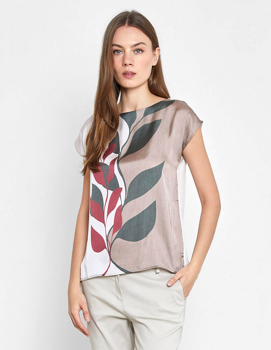 Blusa Valeria By Trucco manga corta para mujer