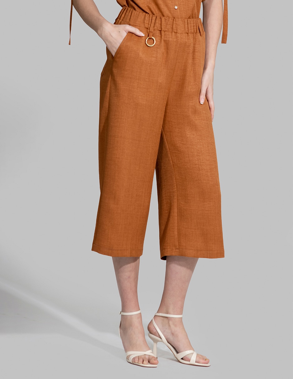 Pantalón capri regular para mujer 3