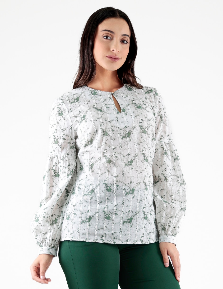 Blusa manga larga para mujer 1