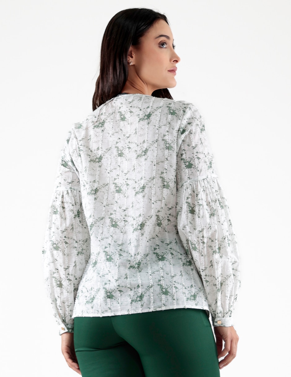 Blusa manga larga para mujer 5