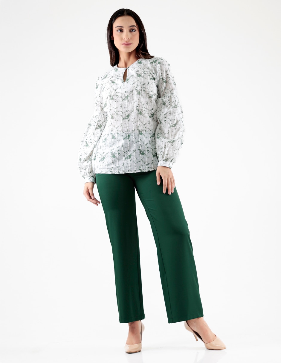 Blusa manga larga para mujer 6