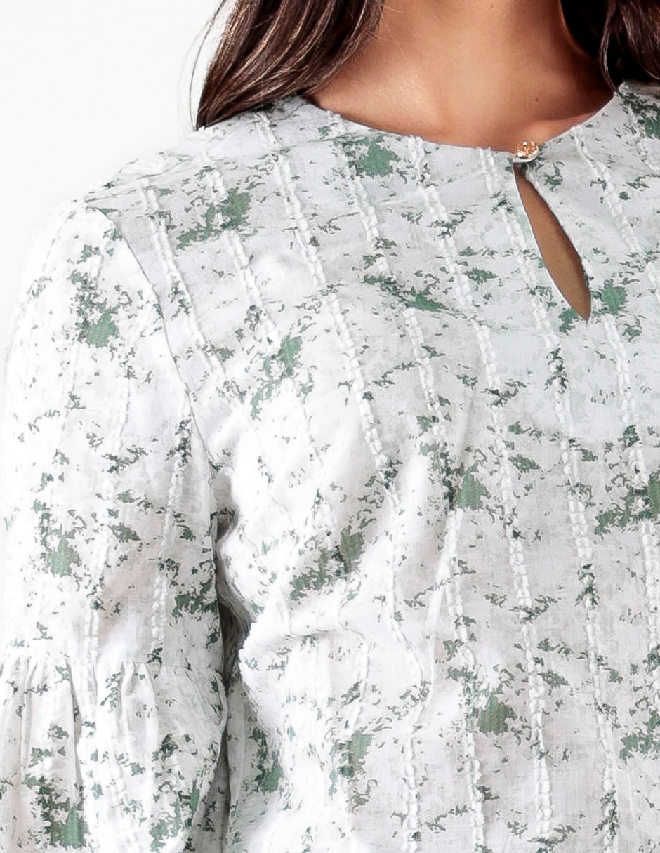Blusa manga larga para mujer 7