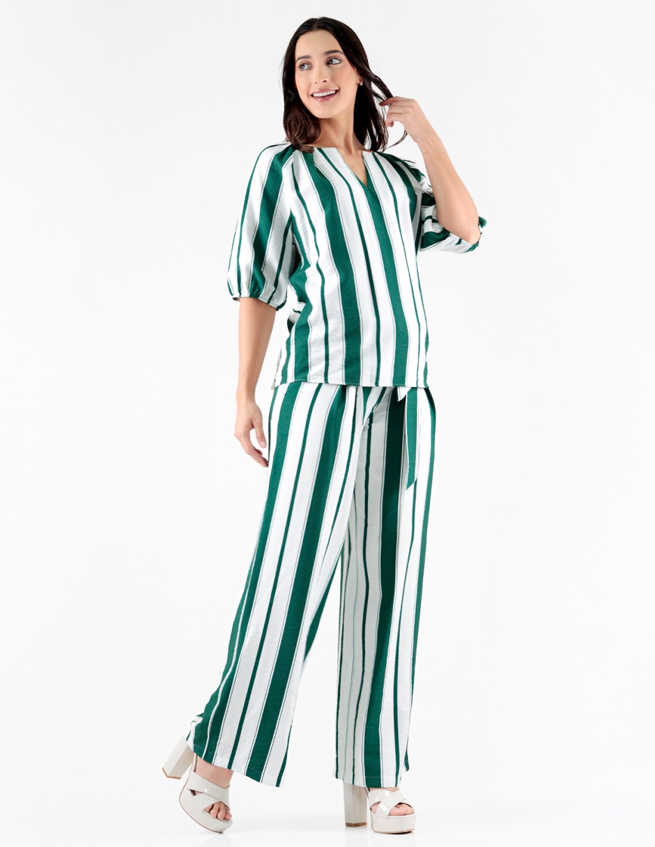 Blusa manga al codo para mujer 6