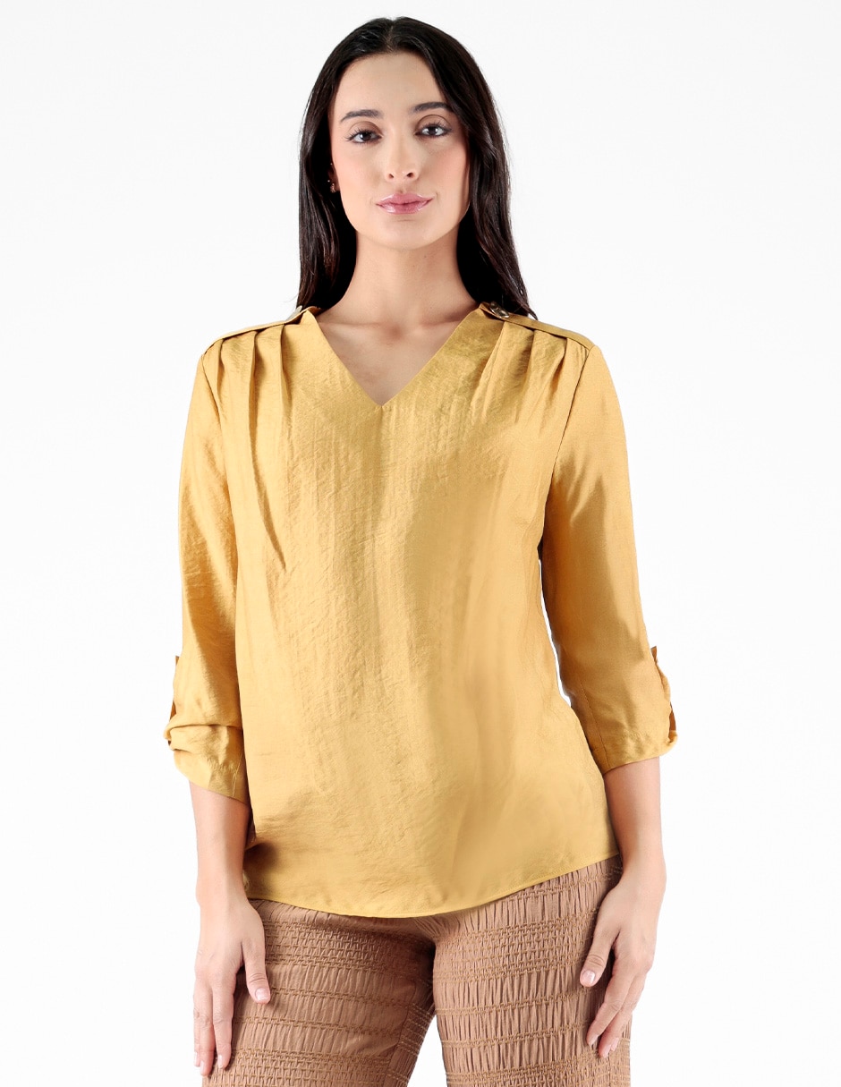 Blusa manga 3/4 para mujer 1