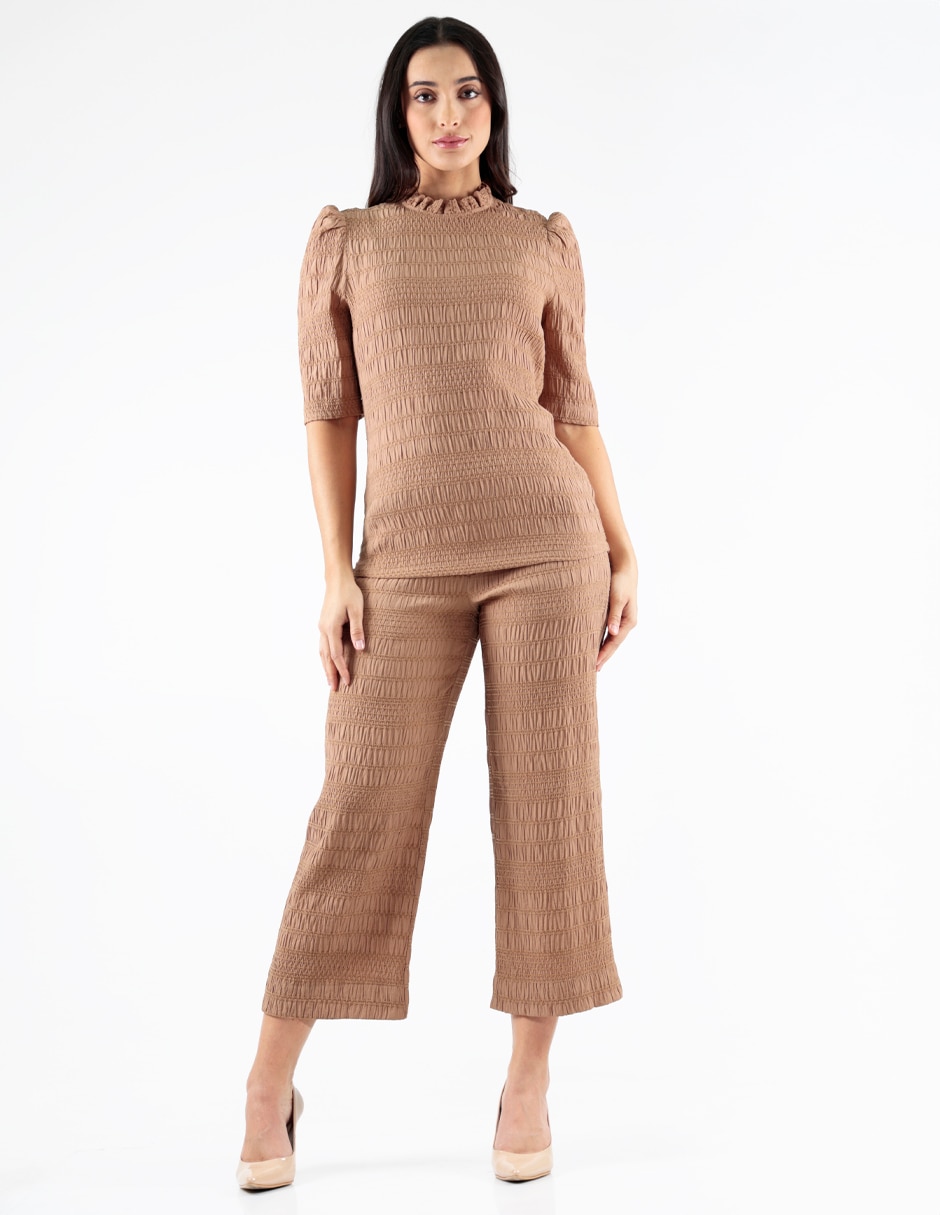 Blusa manga al codo para mujer 6