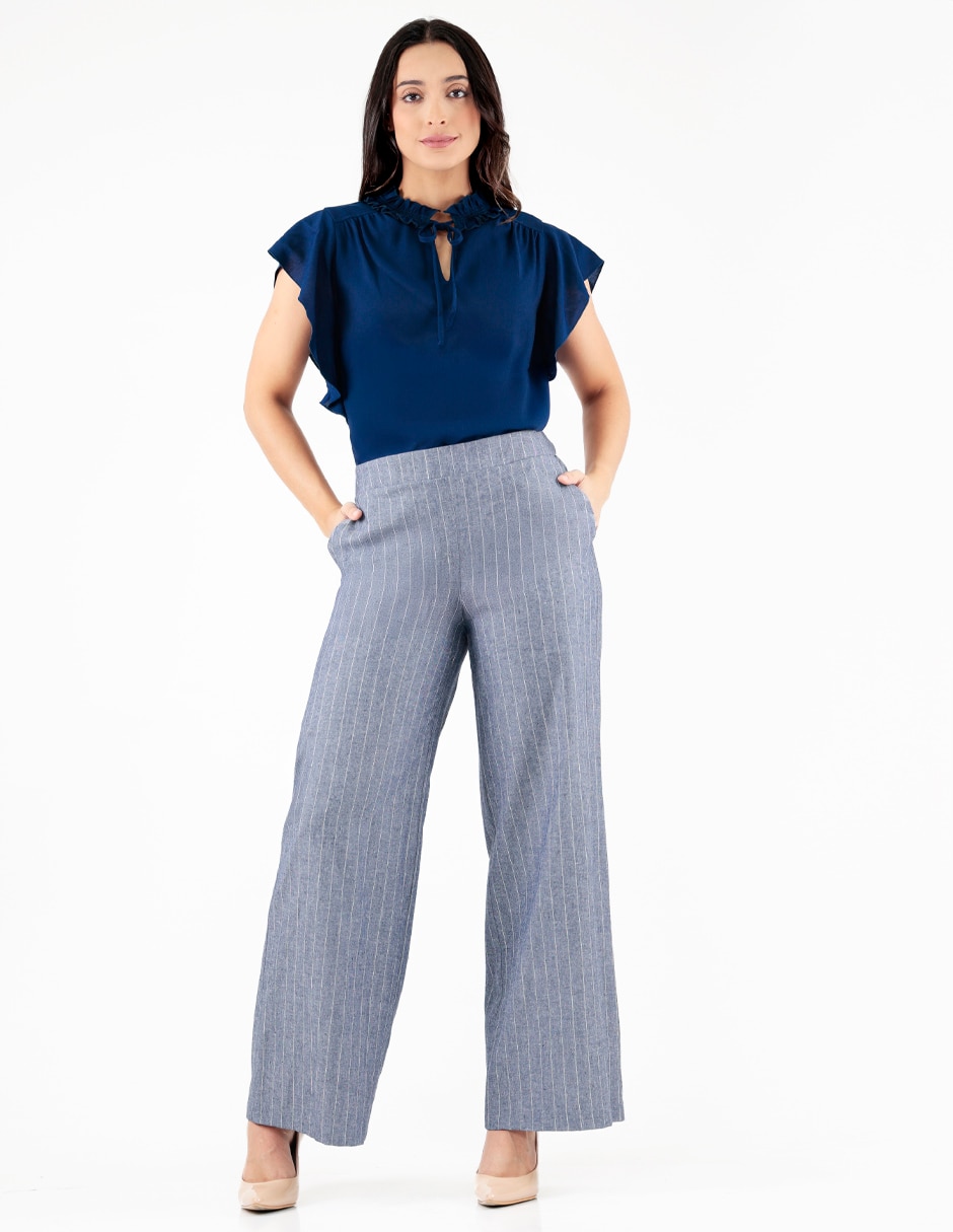 Pantalón wide leg para mujer