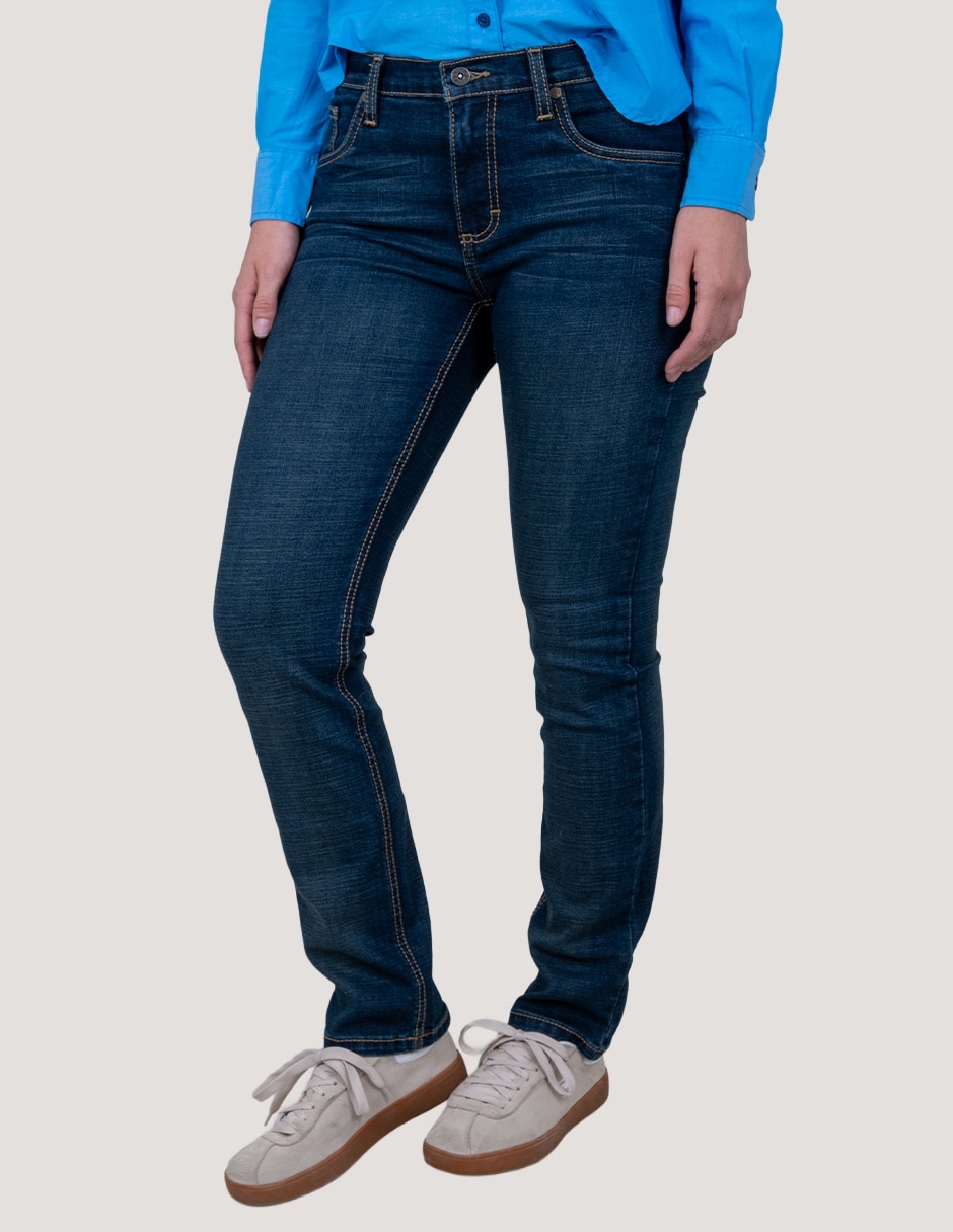 Jeans slim cintura Lee para mujer