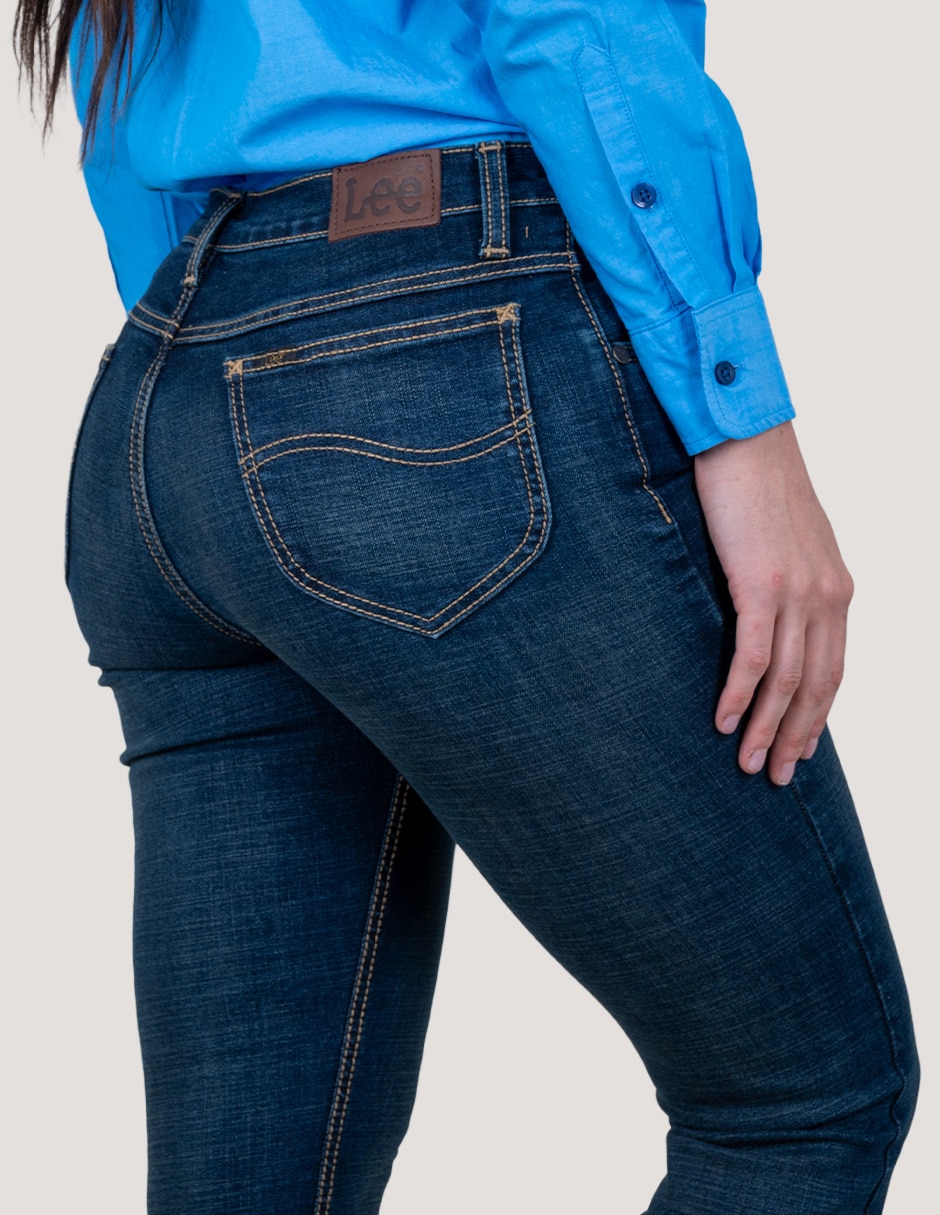 Jeans slim cintura Lee para mujer