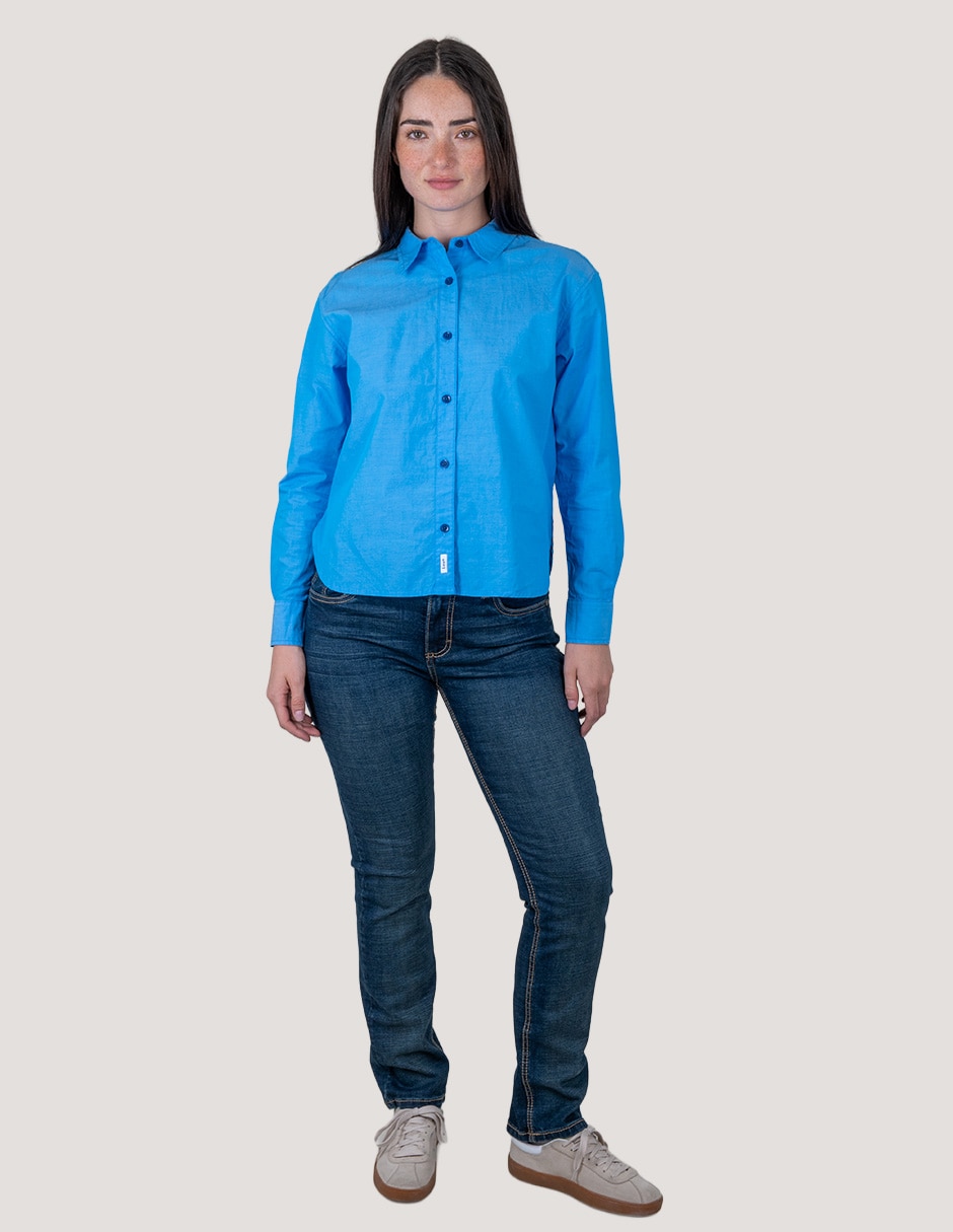Blusa manga larga para mujer 7