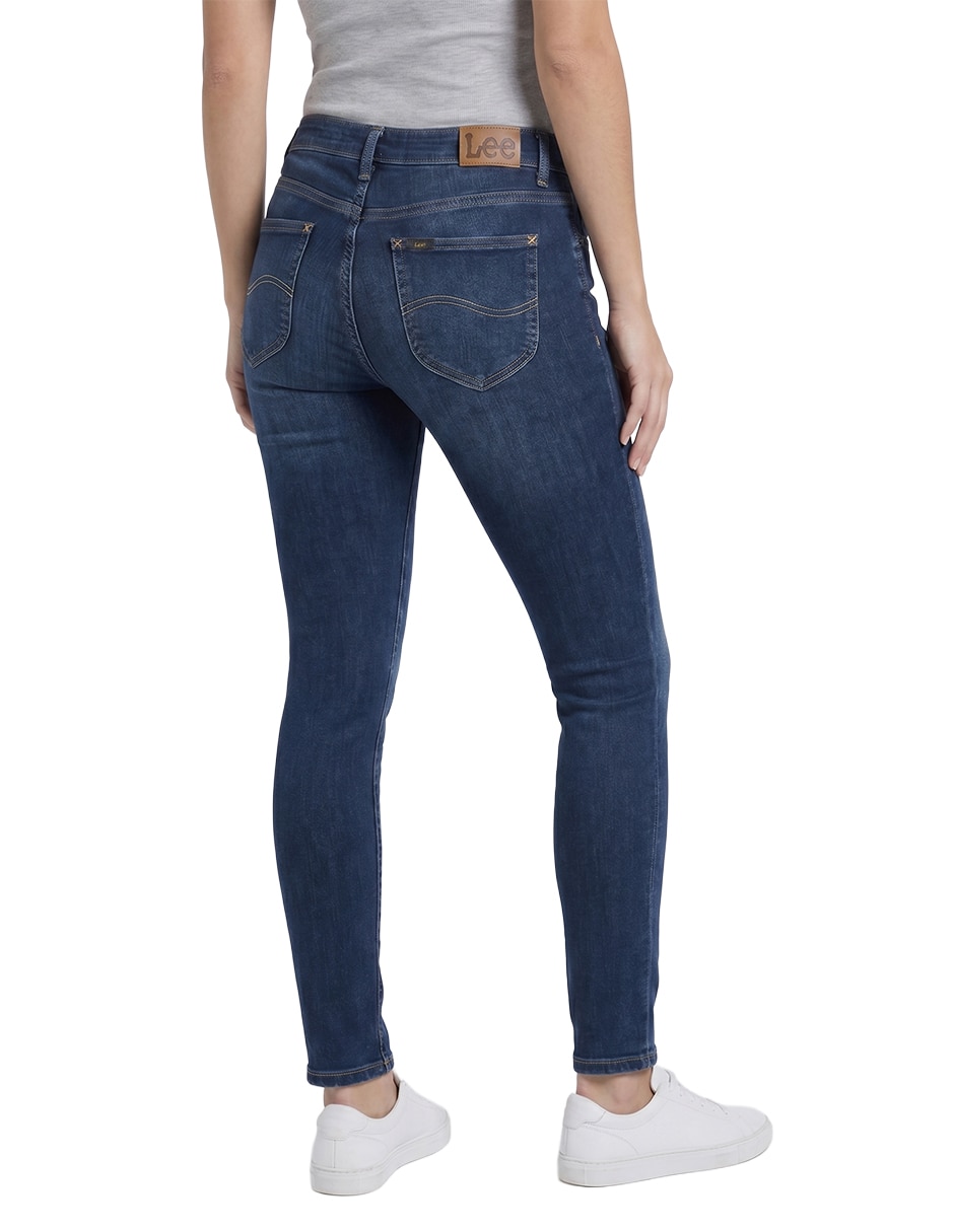Jeans skinny Lee skinny media cintura para mujer