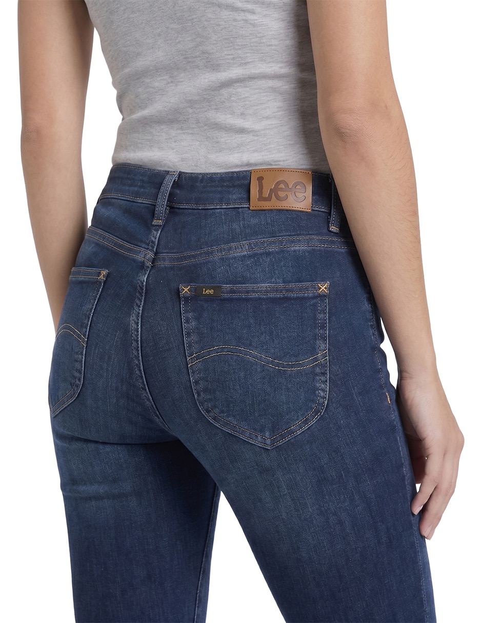 Jeans skinny Lee skinny media cintura para mujer