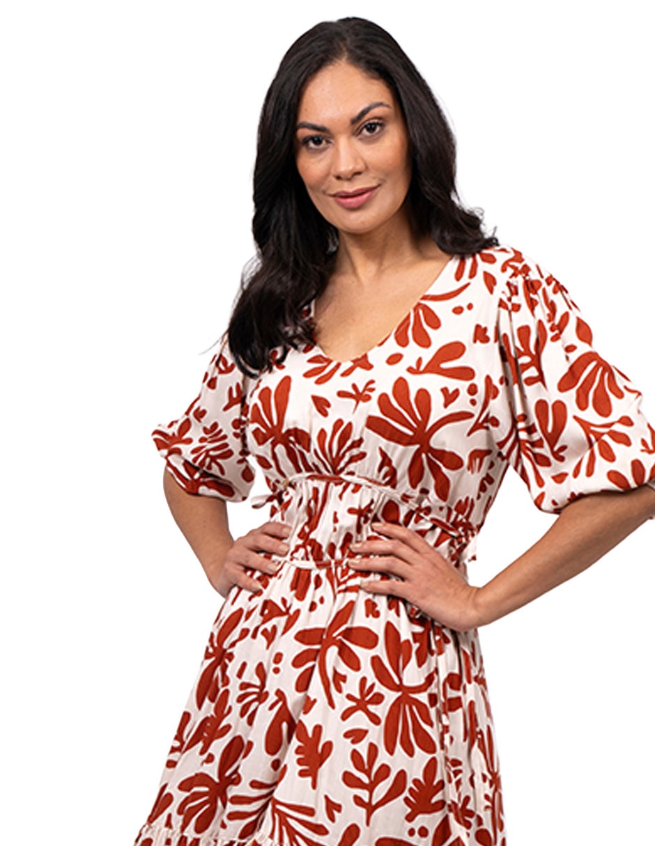 Vestido midi casual para mujer