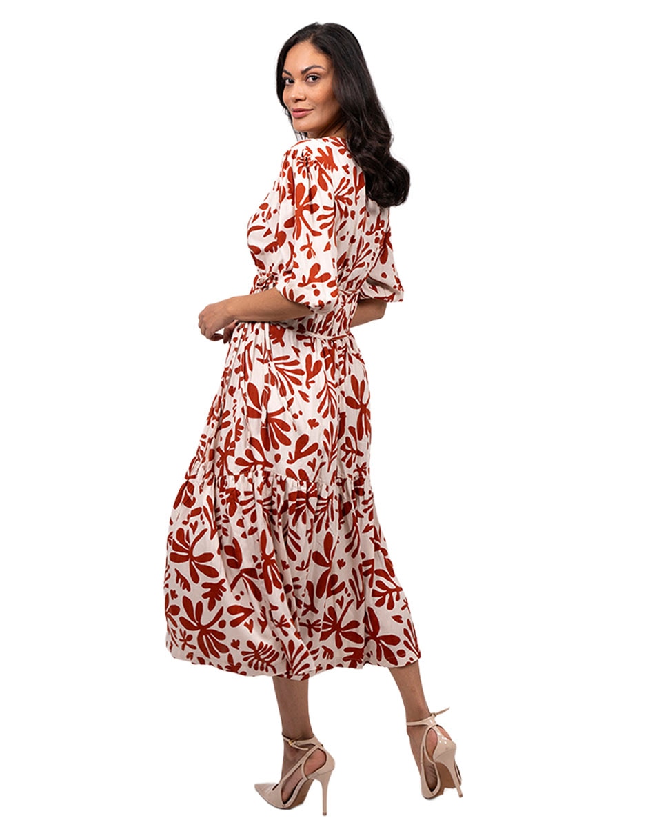 Vestido midi casual para mujer
