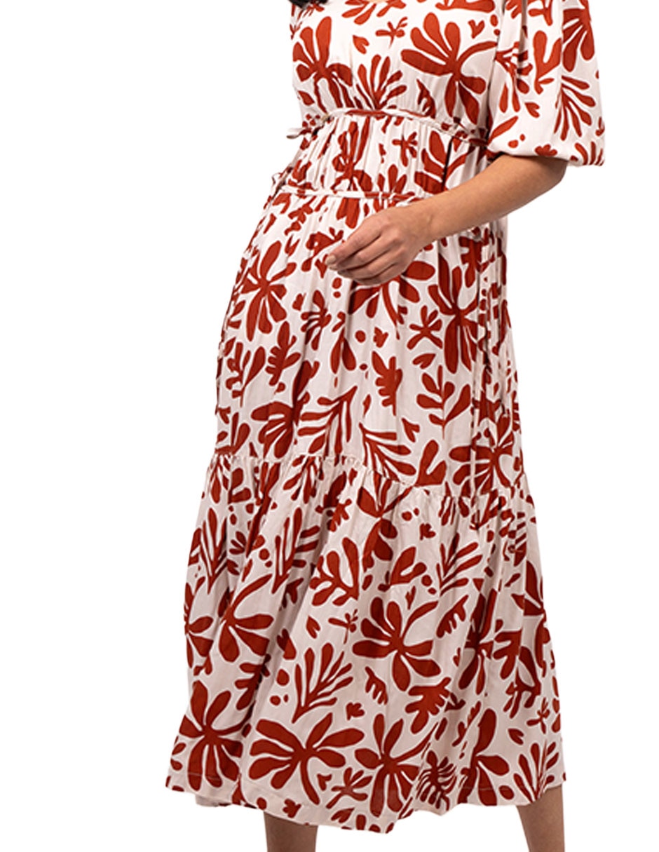 Vestido midi casual para mujer