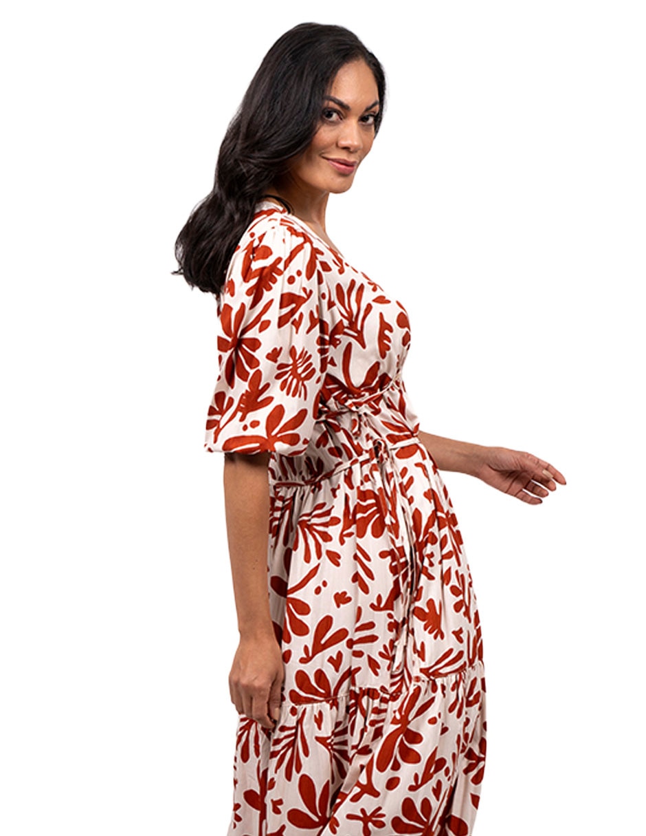 Vestido midi casual para mujer