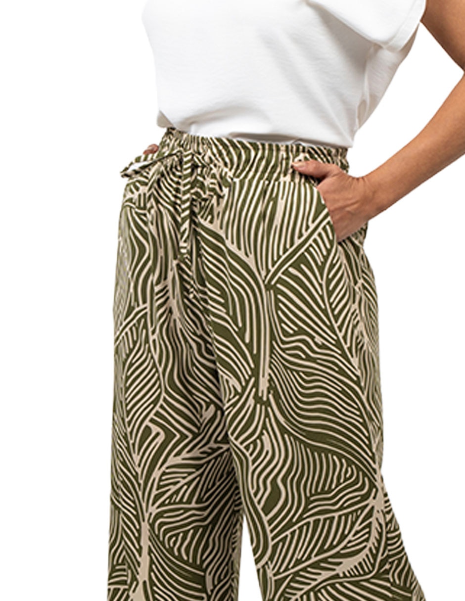 Pantalón relaxed Studio by H&Co amplio para mujer