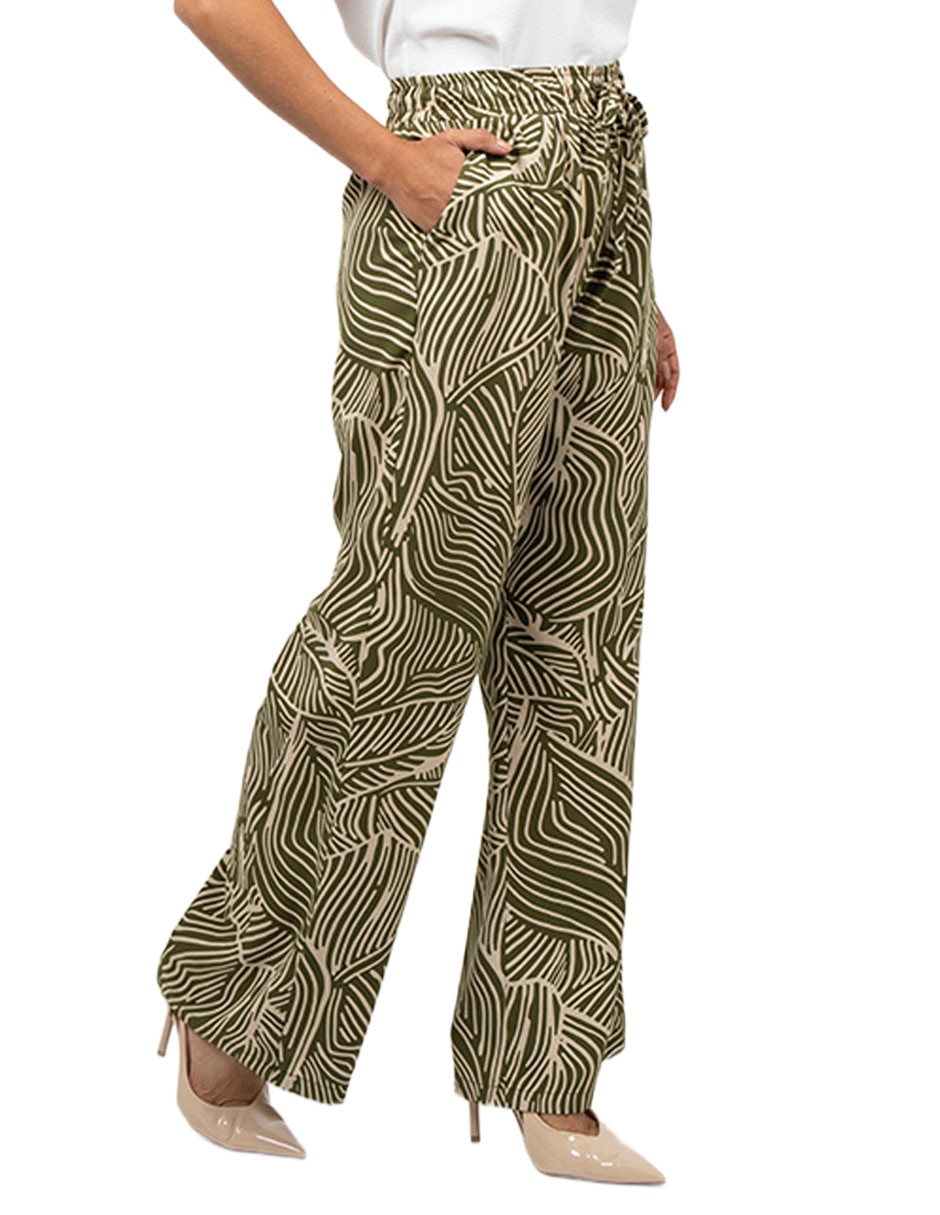 Pantalón relaxed Studio by H&Co amplio para mujer