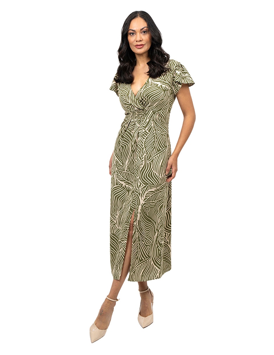 Vestido midi casual para mujer Vestido midi casual para mujer