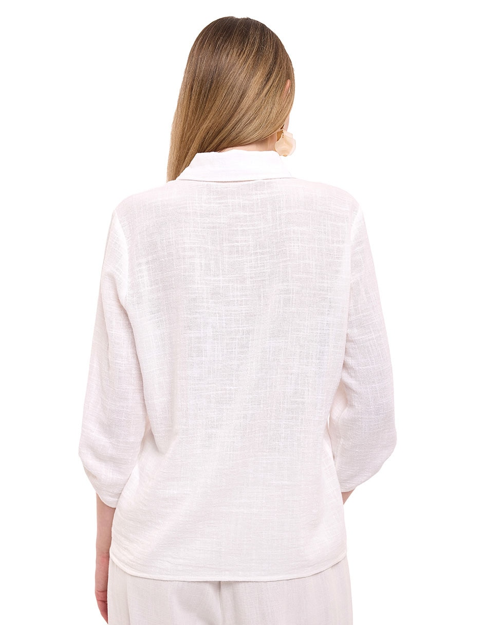 Blusa manga 3/4 para mujer 5