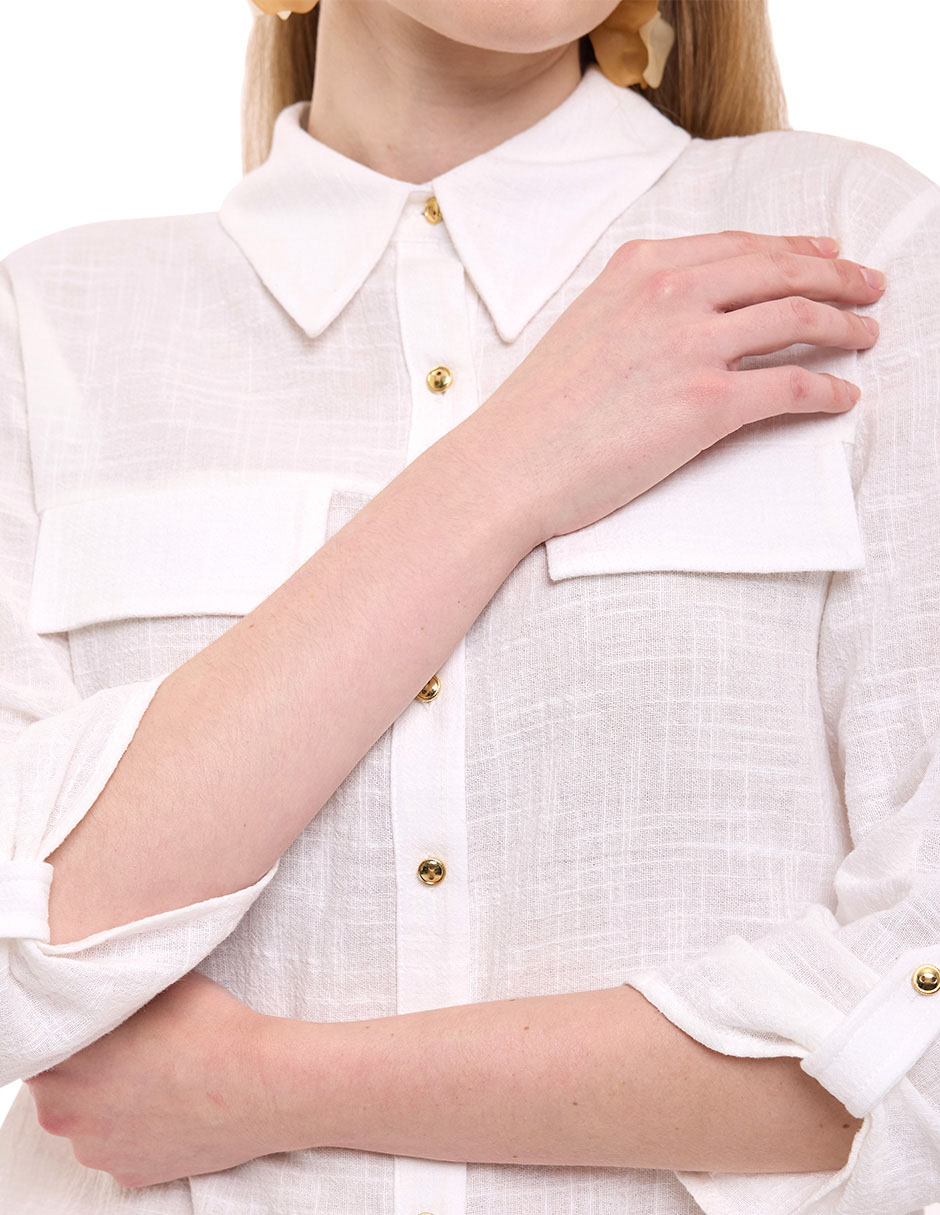 Blusa manga 3/4 para mujer 7