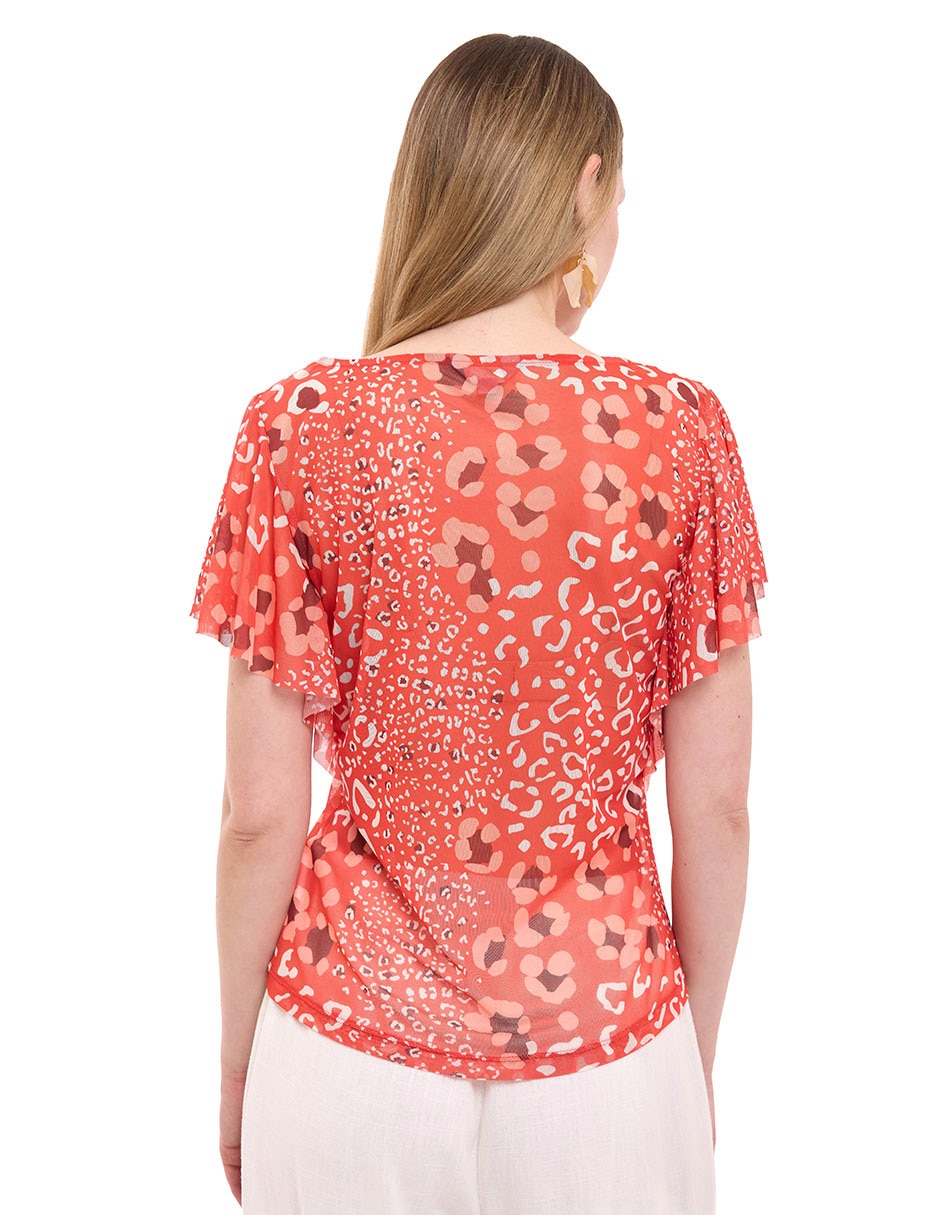 Blusa manga corta para mujer 5