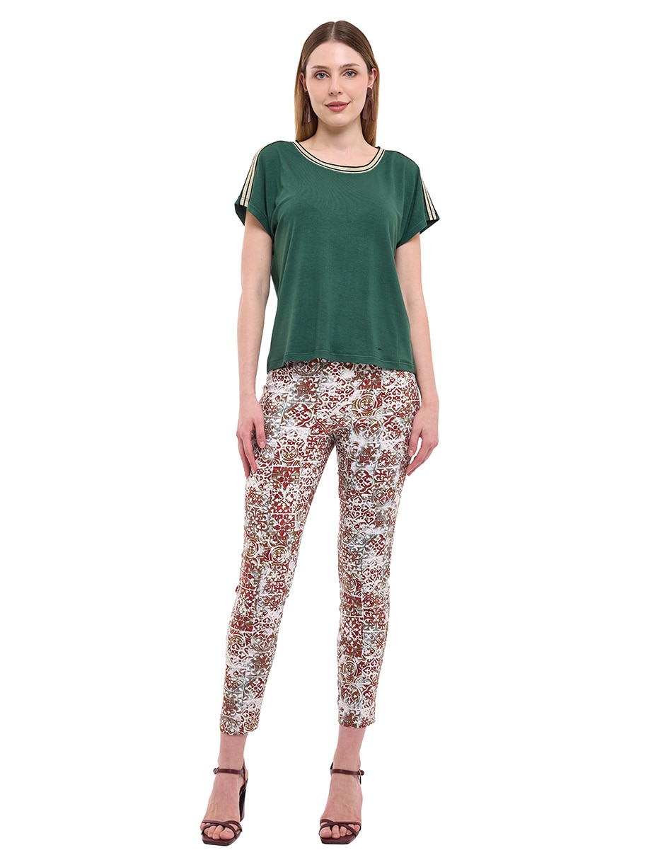 Blusa manga corta para mujer 6