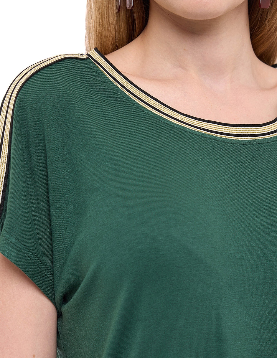Blusa manga corta para mujer 7