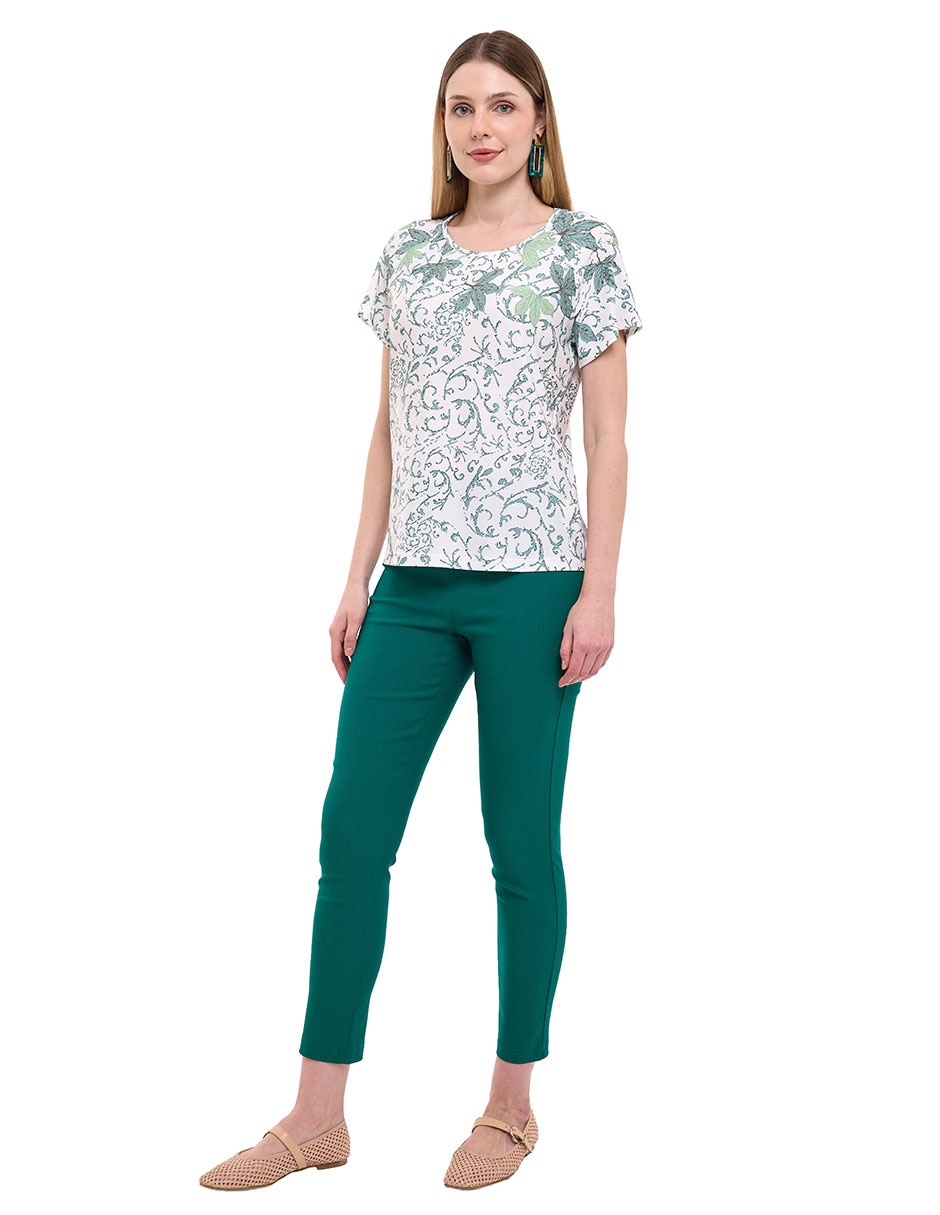 Blusa manga corta para mujer 6