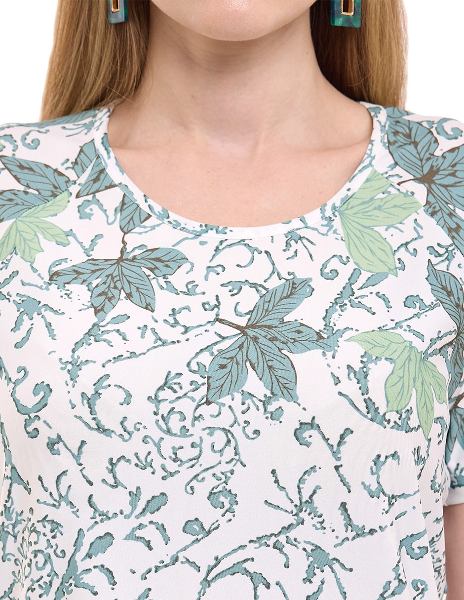 Blusa manga corta para mujer 7