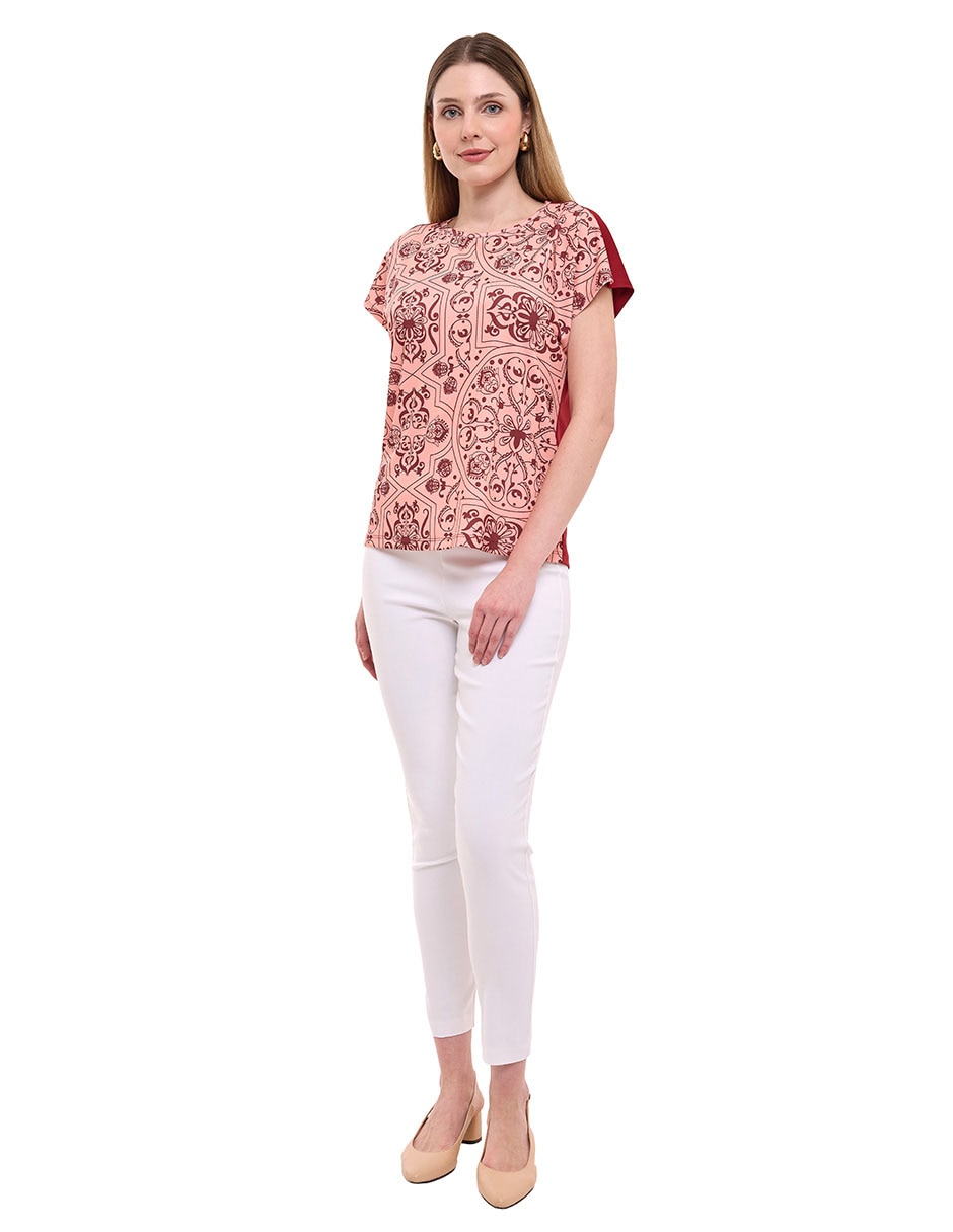 Blusa manga corta para mujer 6