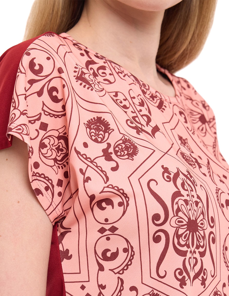 Blusa manga corta para mujer 7